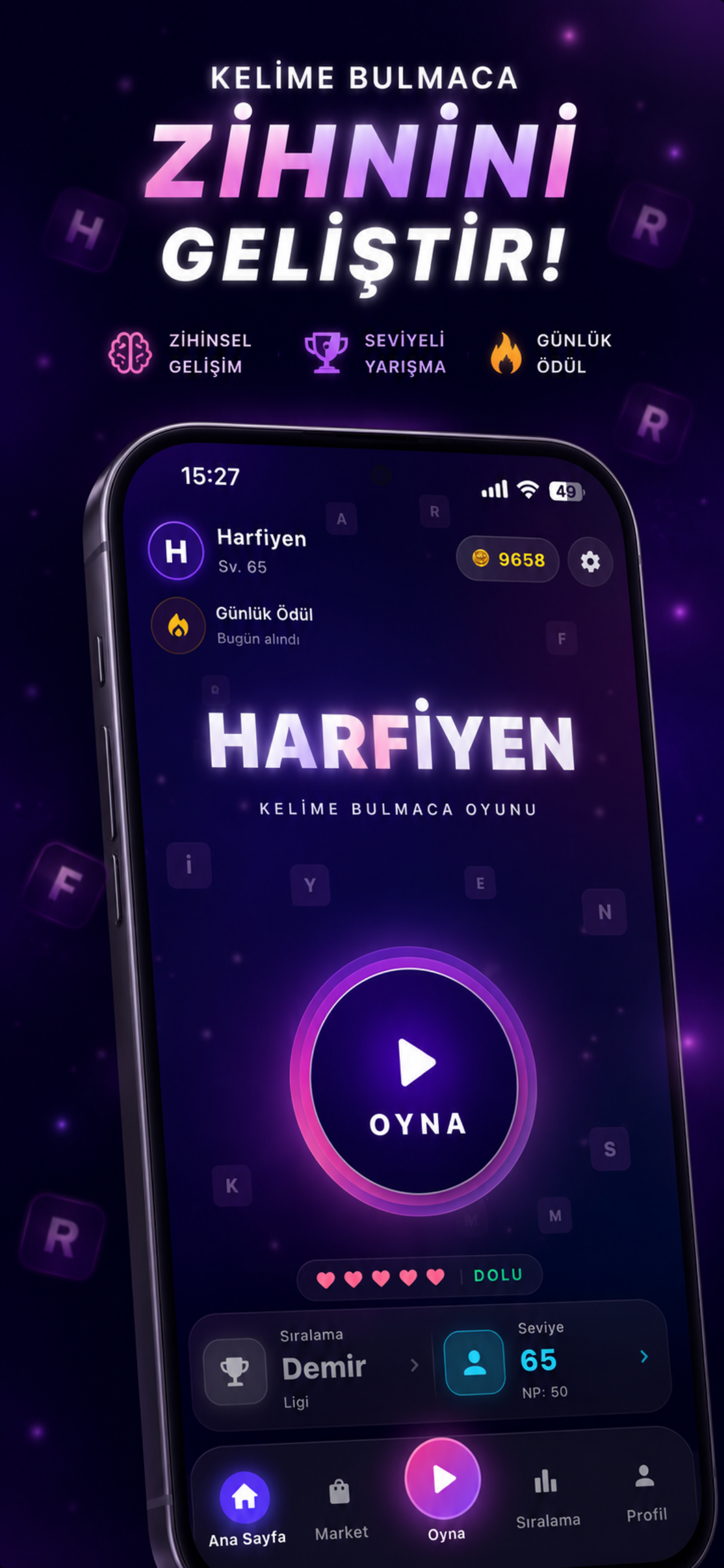 Harfiyen: Kelime Bulmaca