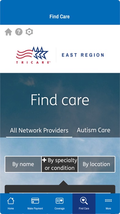 TRICARE East Screenshot