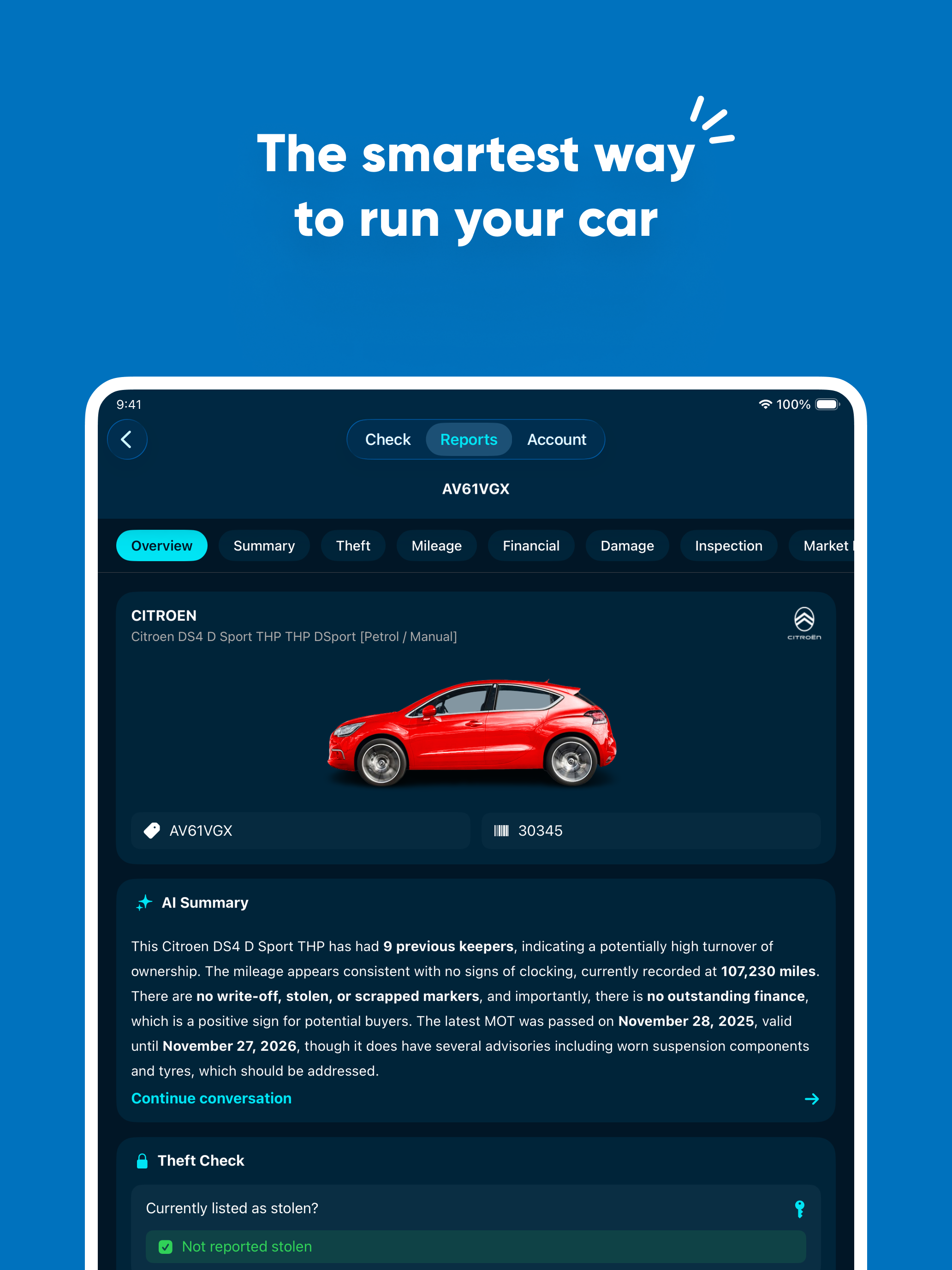 Checkhoo: Car Check & History