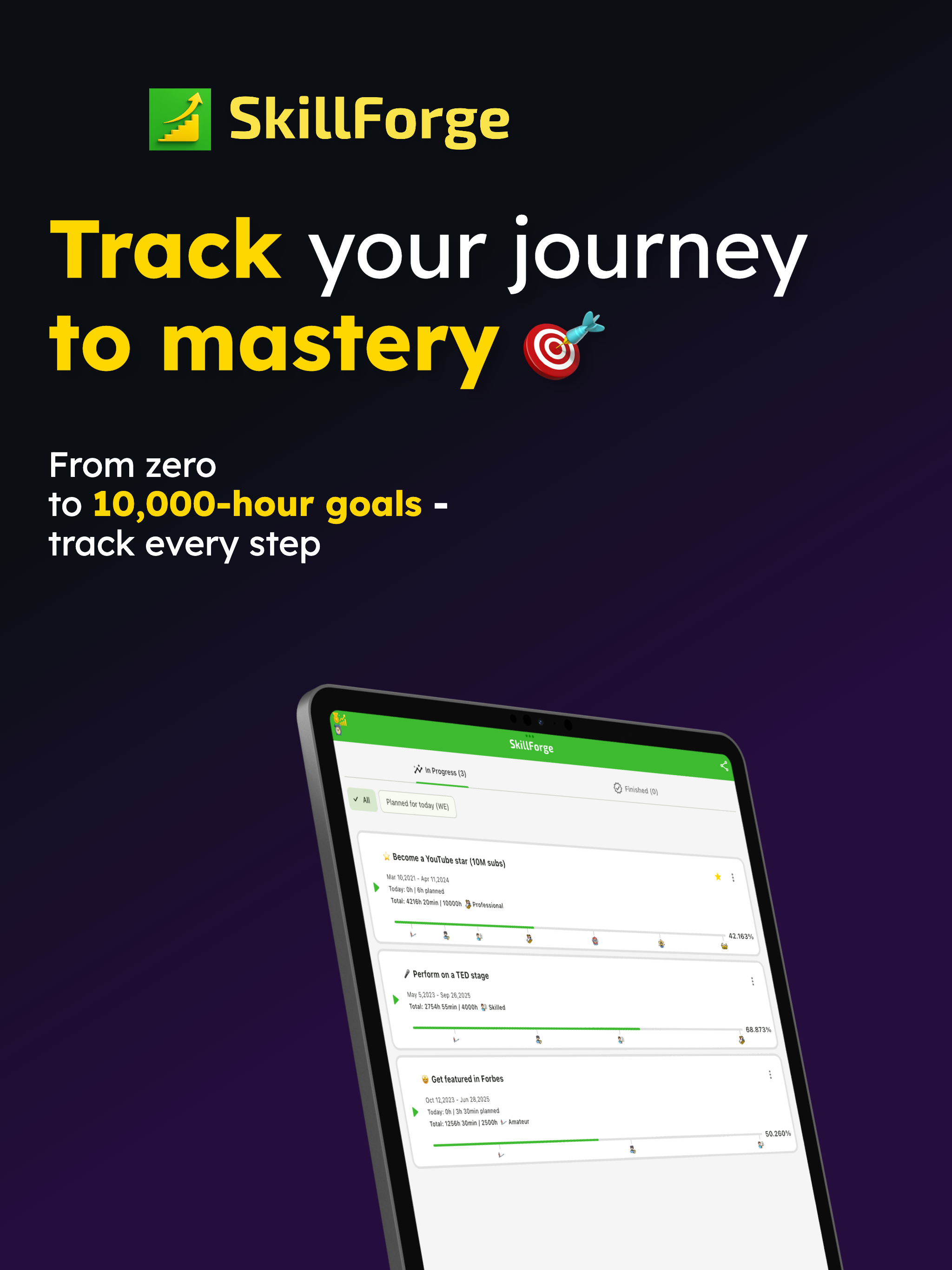 SkillForge - Skill Tracker