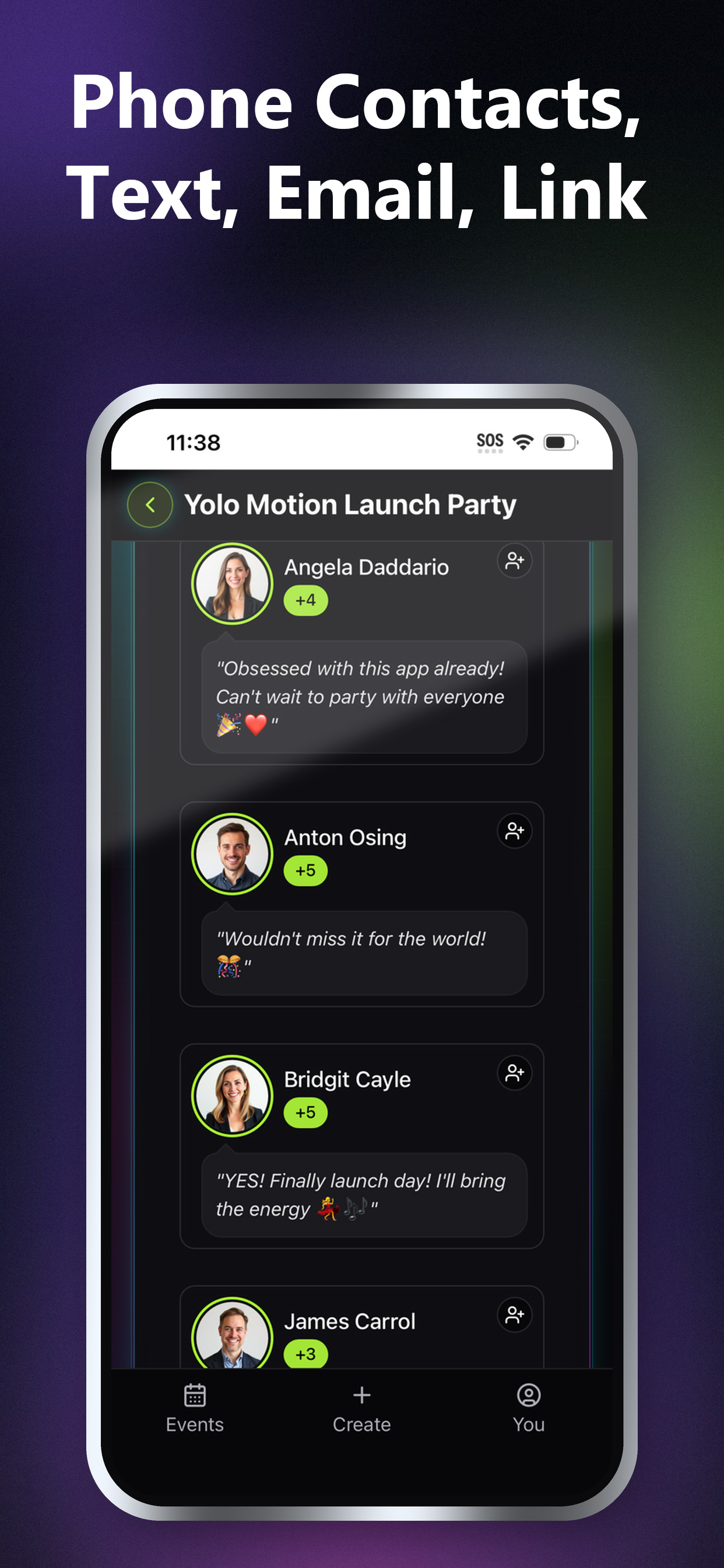 Yolo Motion Free Party Invites screenshot 2