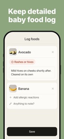 HeySolids: Baby Food Tracker screenshot