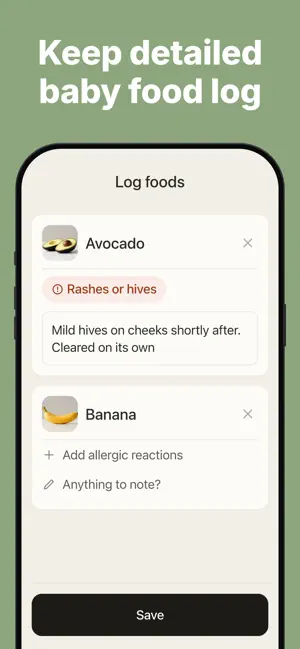 HeySolids: Baby Food Tracker screenshot 4