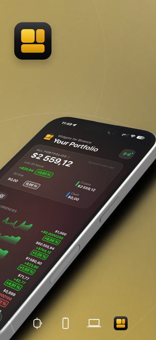 Crypto Widgets for Binance Screenshot 2 of 5