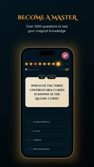 Quiz inspired by Harry Potter screenshot 1