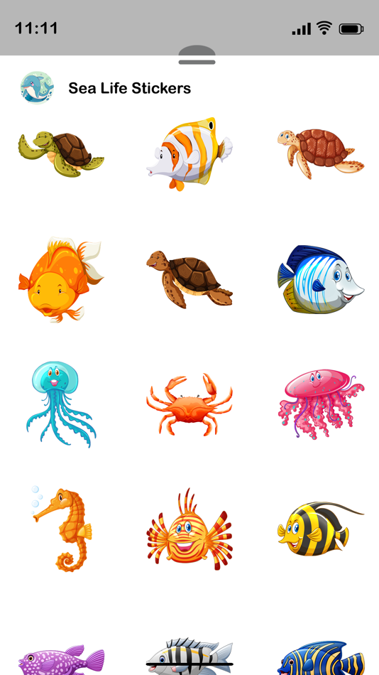 #2. Sea Life Stickers (iOS) 由: Neeraj .
