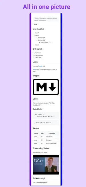 Markage - Markdown Poster screenshot 3
