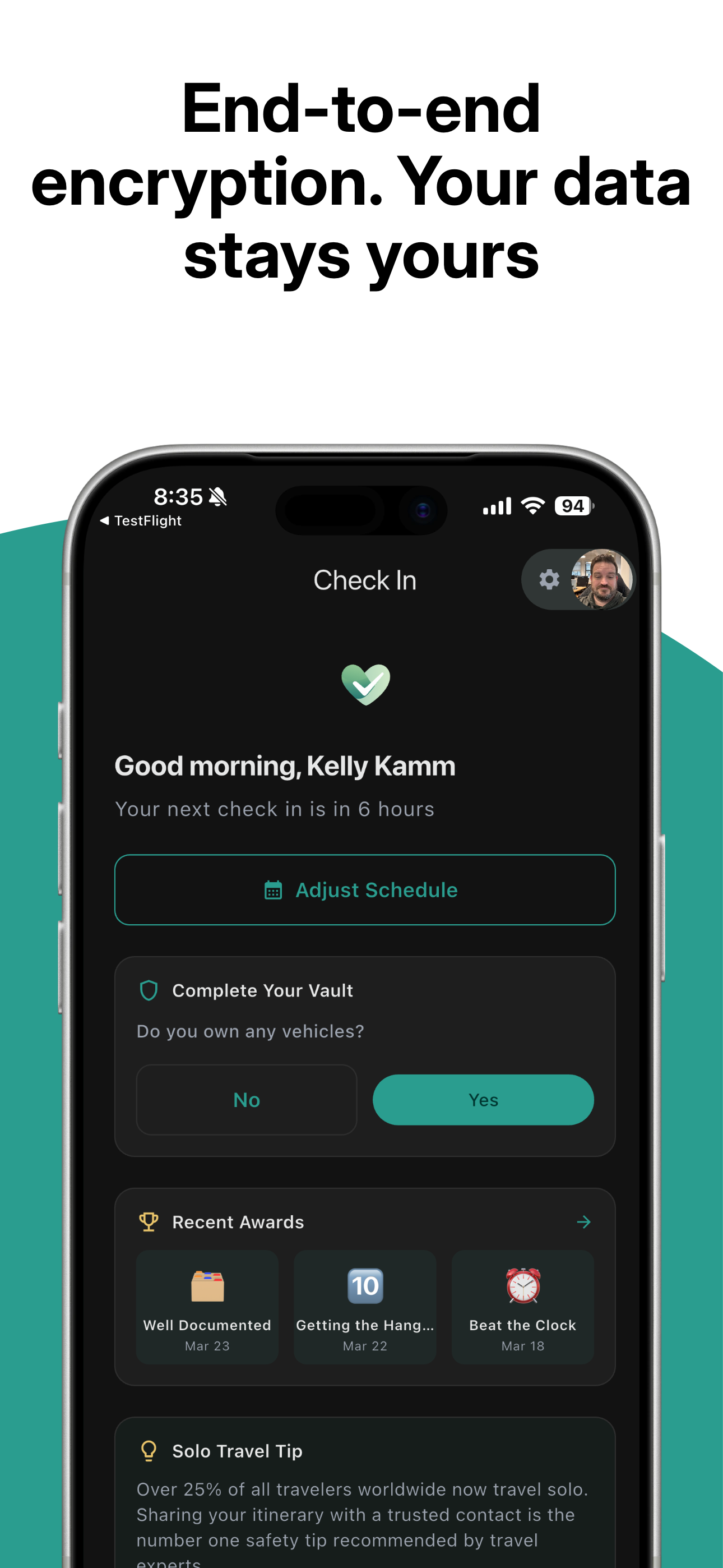 Check In Circle - Daily Safety