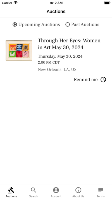 Neal Auction Screenshot