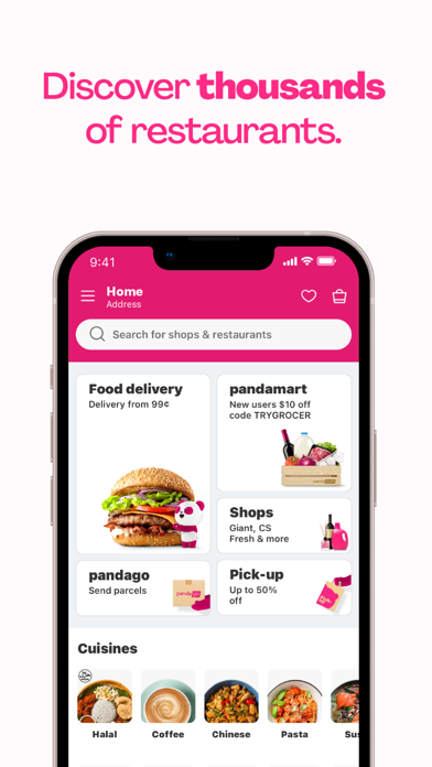 foodpanda: Food & Groceries Screenshot