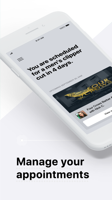 Four Crows Barber & Shave Co. app screenshot 2