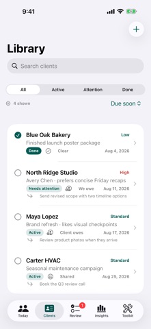 Client Compass screenshot
