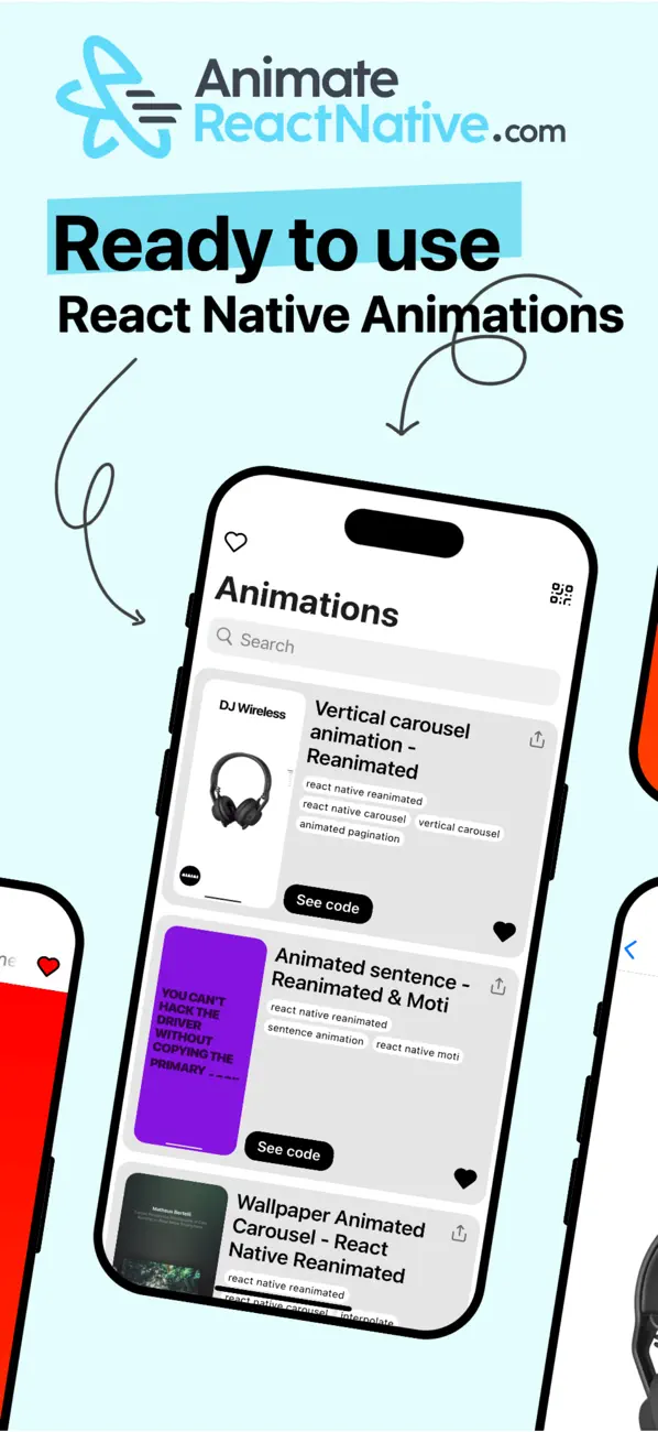 #1. AnimateReactNative (iOS) De: Catalin Gabriel Miron