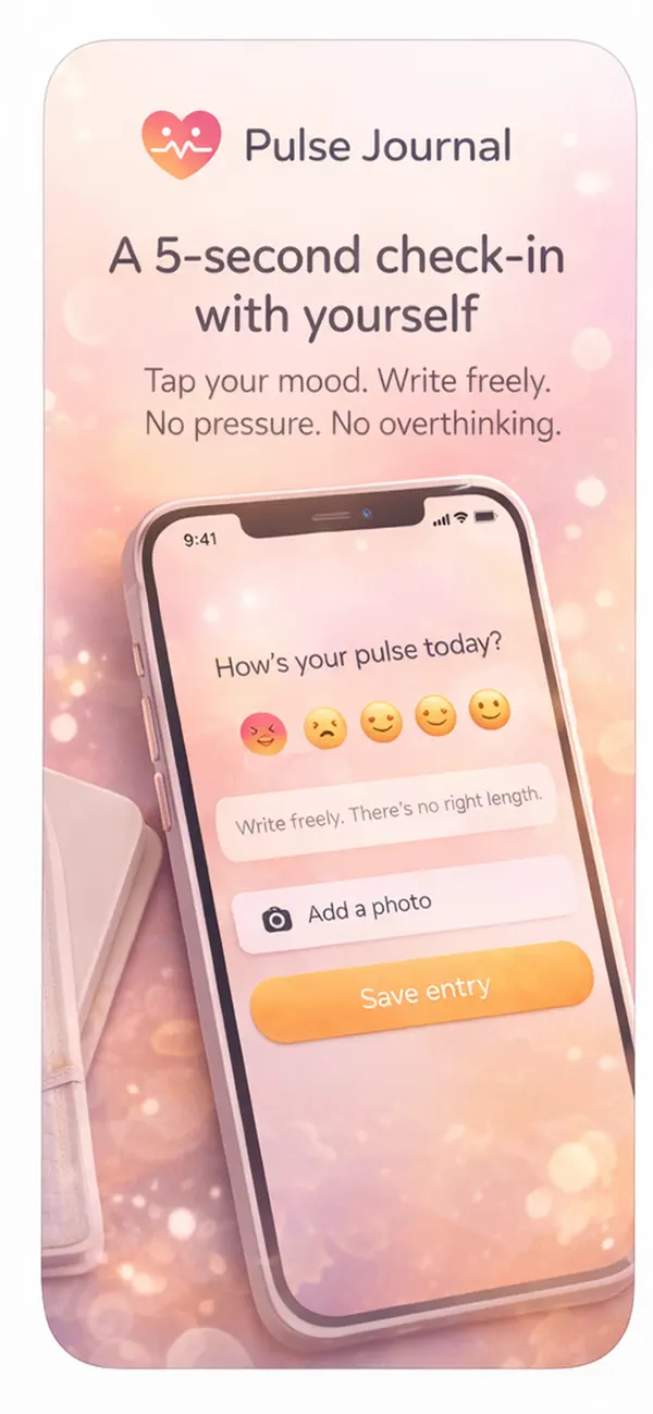 #1. PulseJournal (iOS) By: MATTHEW LAWRIE LAFFERTY
