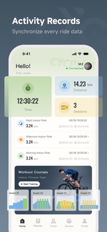 CYCPLUS Fit iPhone screenshot 1