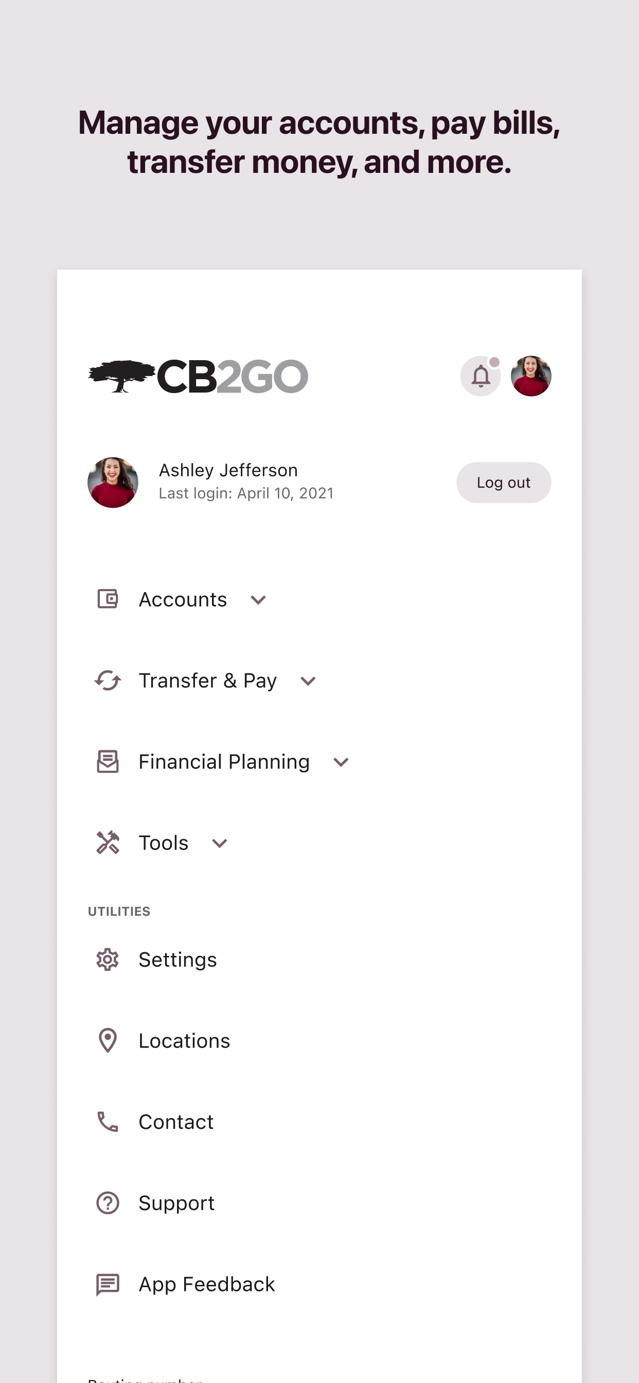 Community Bank's CB2GO screenshot 4