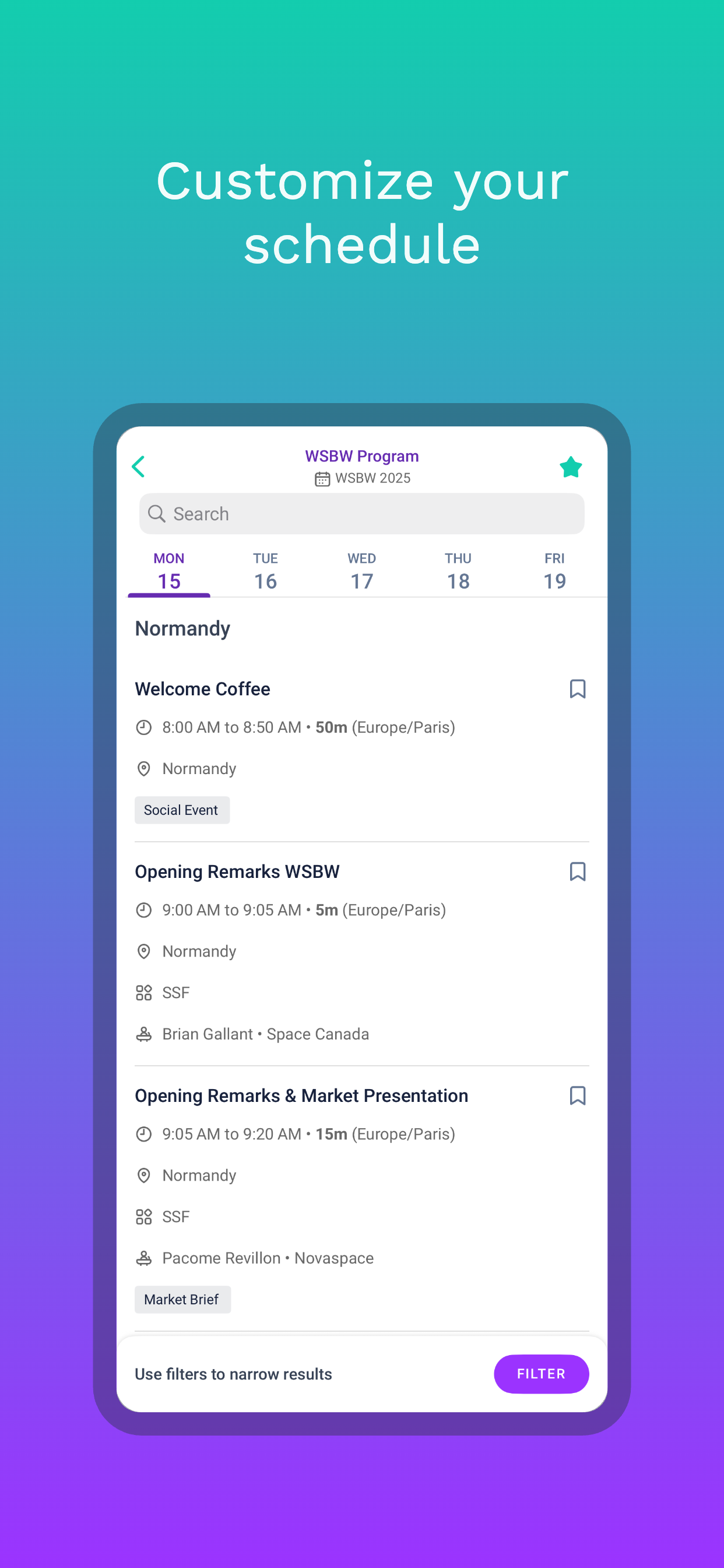 World Space Business Week