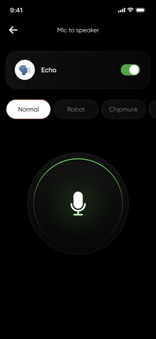 Mic To Speaker : Mic Amplifier iPhone screenshot