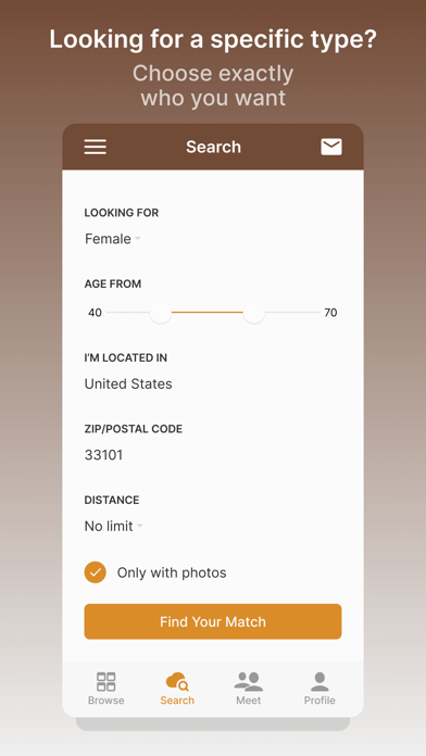Cowboy Dating Service App Screenshot