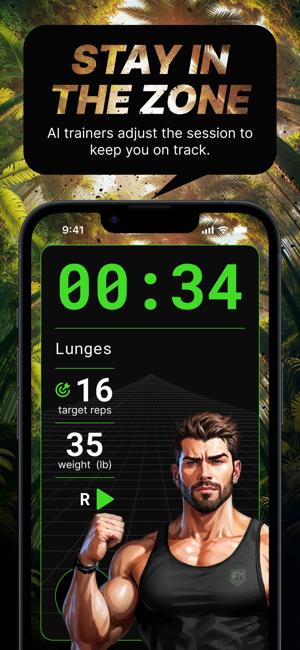 ‎FitMachine: Legends of Fitness Screenshot