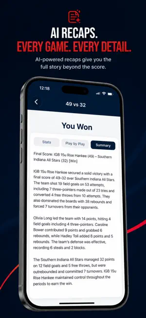 Go Team App - Score your games screenshot 4