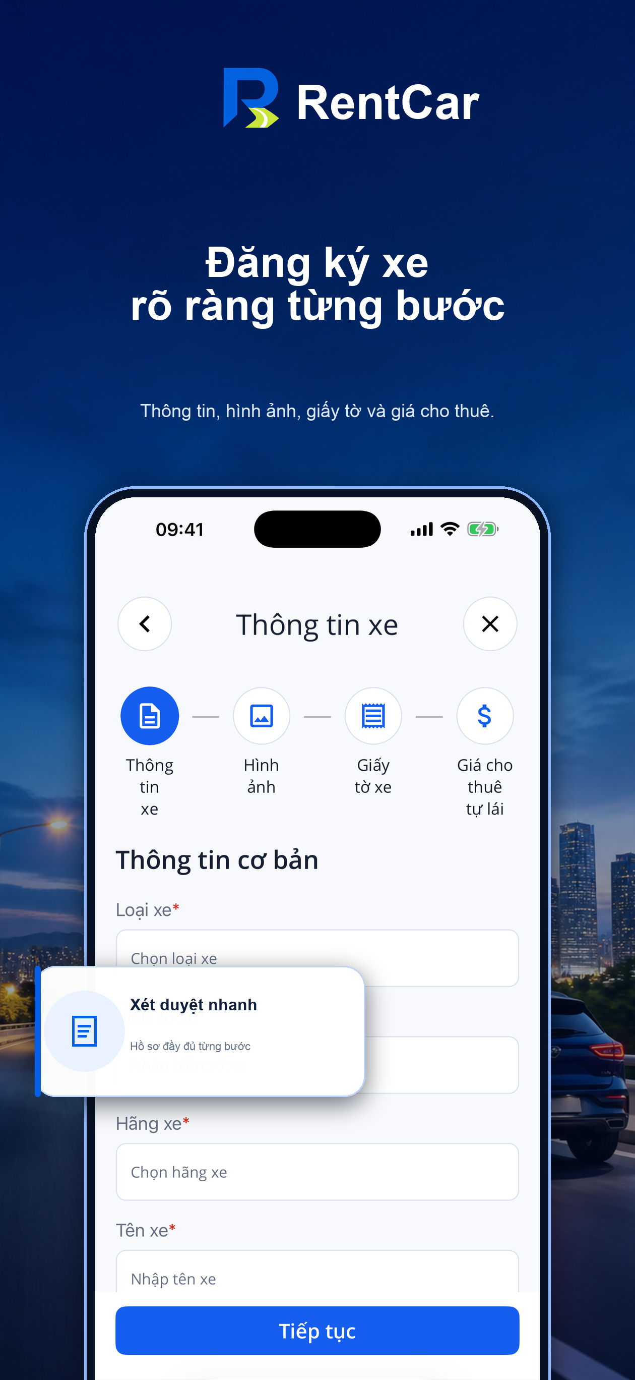 RentCar - Thuê xe tự lái screenshot 6