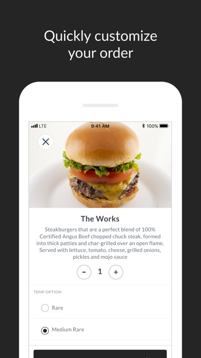 BGR - The Burger Joint iPhone screenshot 2 - Food & Drink app