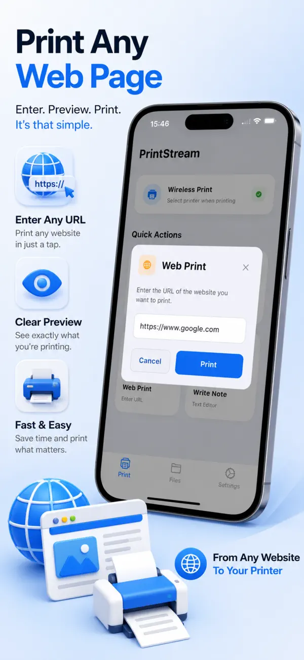 PrintStream: WiFi Printer App 截图 4