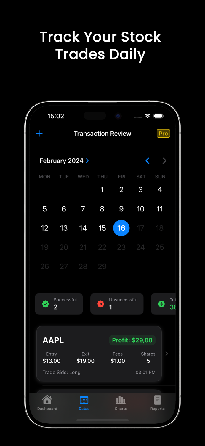 Stock Trading Tracker Journal