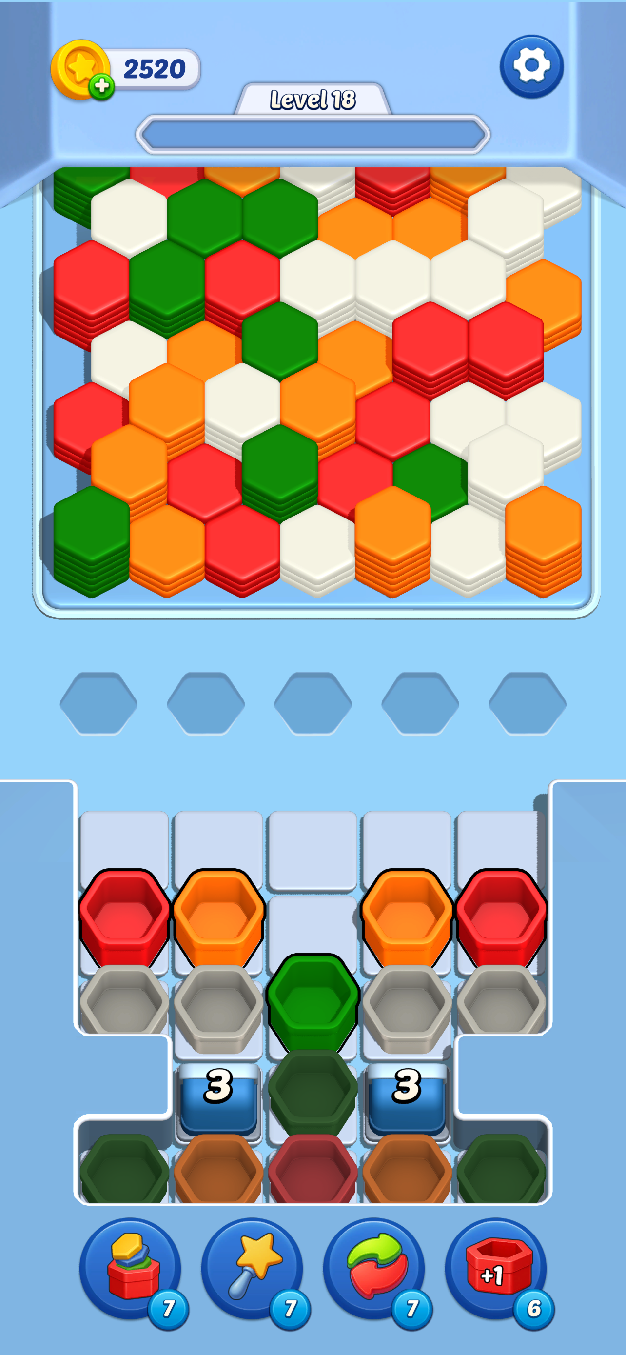 Hexa Fall: Color Sort screenshot 6