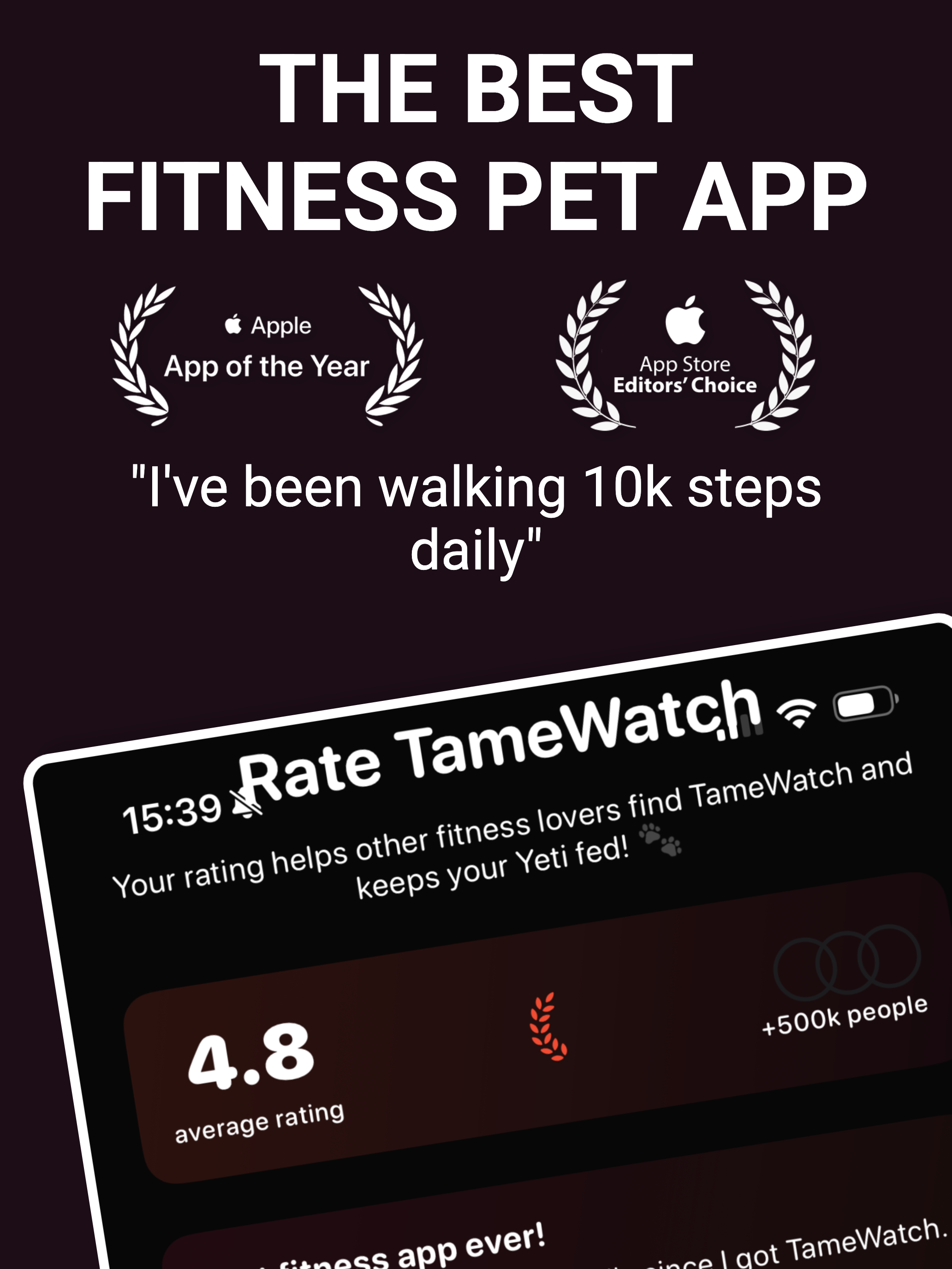 TameWatch: Fitness Pet Game screenshot 6