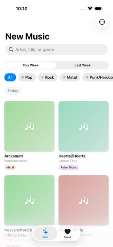 New Music Feed Screenshot 1 of 4