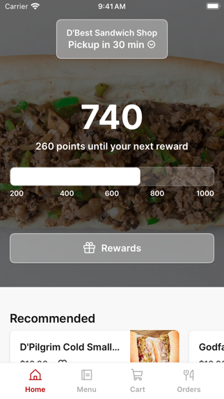 D'Best Sandwich iPhone screenshot 1 - Food & Drink app