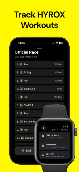 Hyrox Workout & Timer: Sweat Screenshot 1 of 3