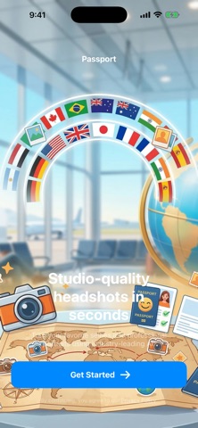 Professional Passport Photo iPhone screenshot