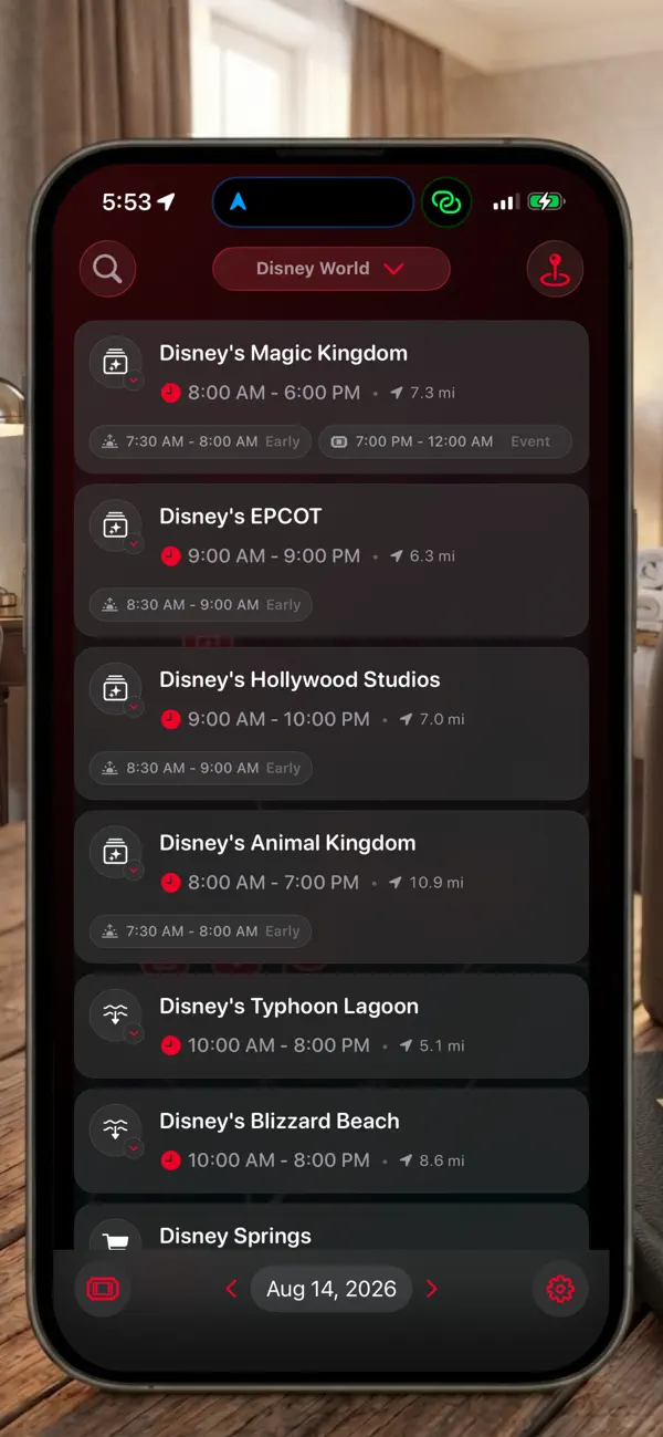 Screenshot #1 pour My Orlando Experience