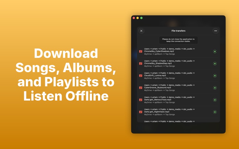 App screenshot
