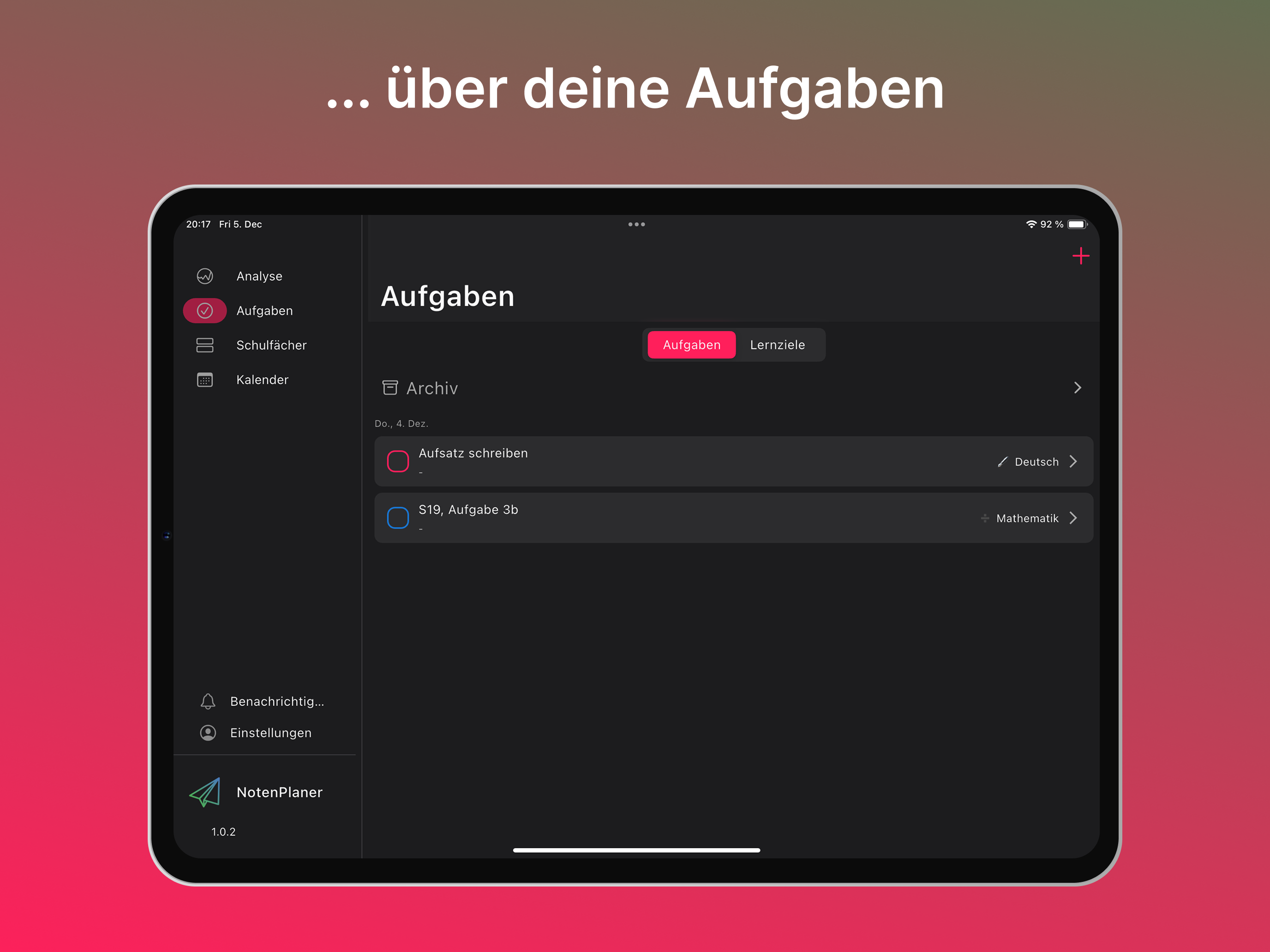 NotenPlaner | Schule optimiert screenshot 8