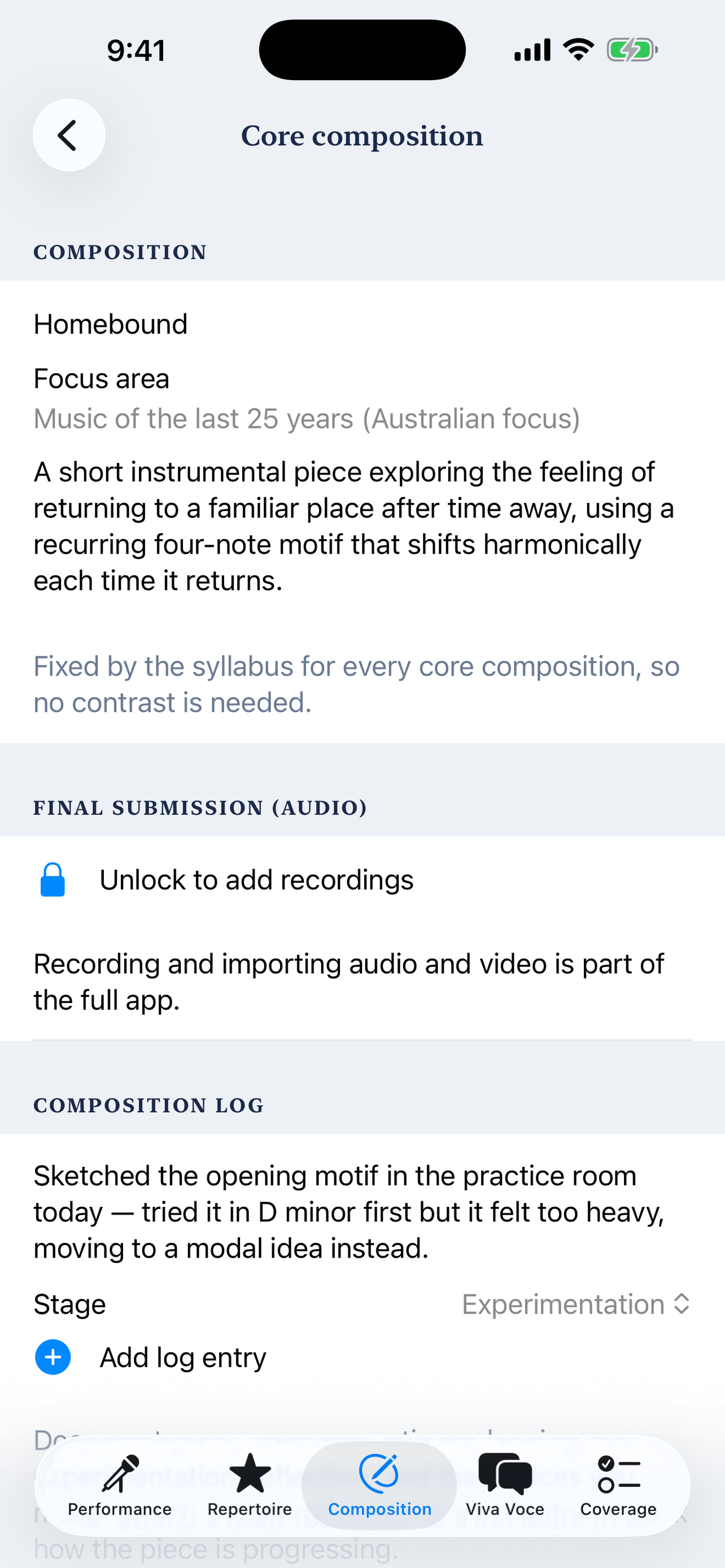 Music 1 Toolkit: HSC Practice screenshot 3