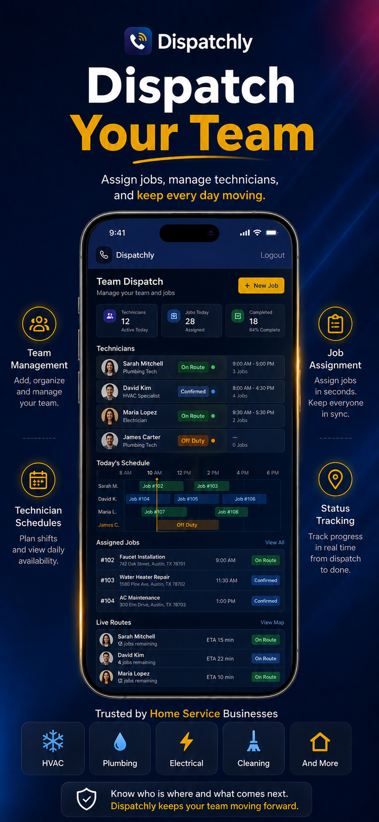 Dispatchly SuperApp for Trades screenshot 6
