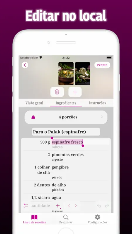 Livro de Receitas - Taste screenshot 4 of 9