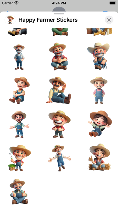 Screenshot #3 pour Happy Farmer Stickers