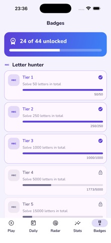 Letrosco: Alphabet Word Quiz screenshot 5