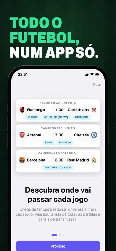Futebol Hoje: Onde Vai Passar screenshot 10 of 10