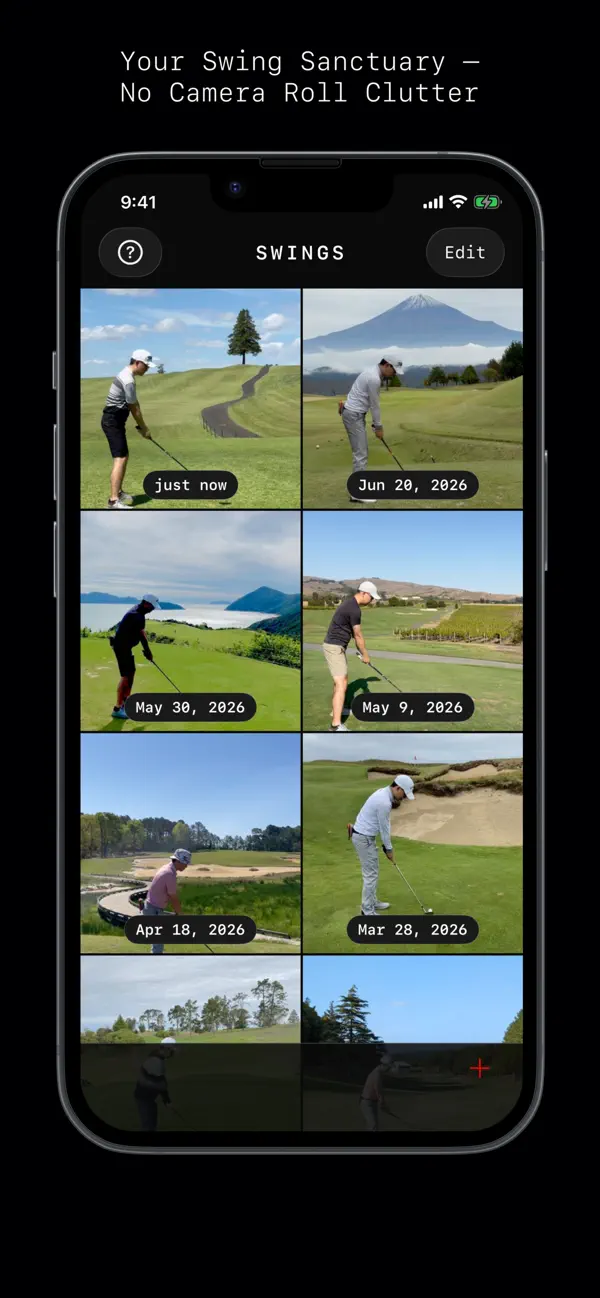 Screenshot #1 pour SwingReview: Auto Golf Camera