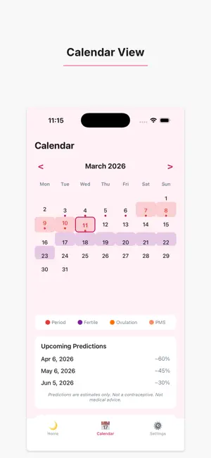 Period Tracker - Cycle Log screenshot 2