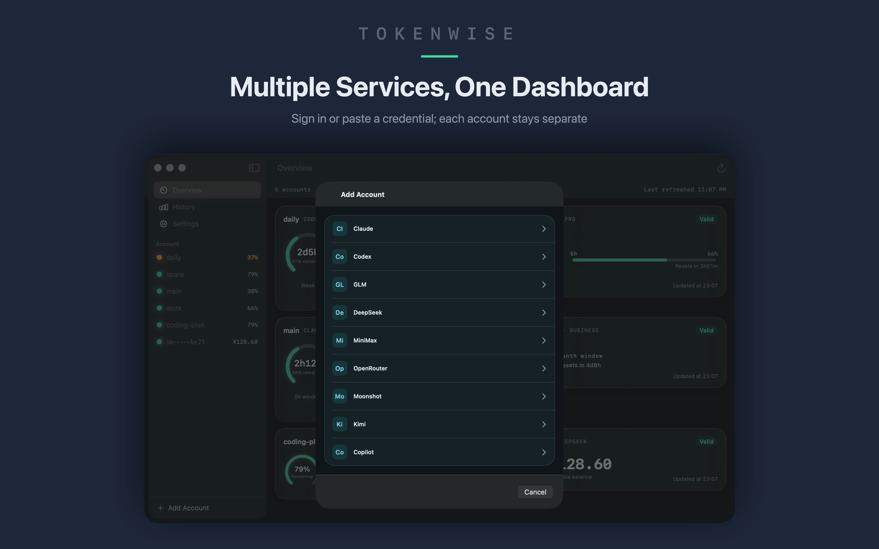 TokenWise - AI Quota Tracker screenshot 22
