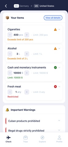 CustomsLimit Screenshot 3 of 8