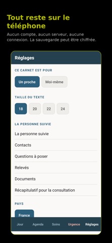 Carnet de l'aidant Screenshot 4 of 5