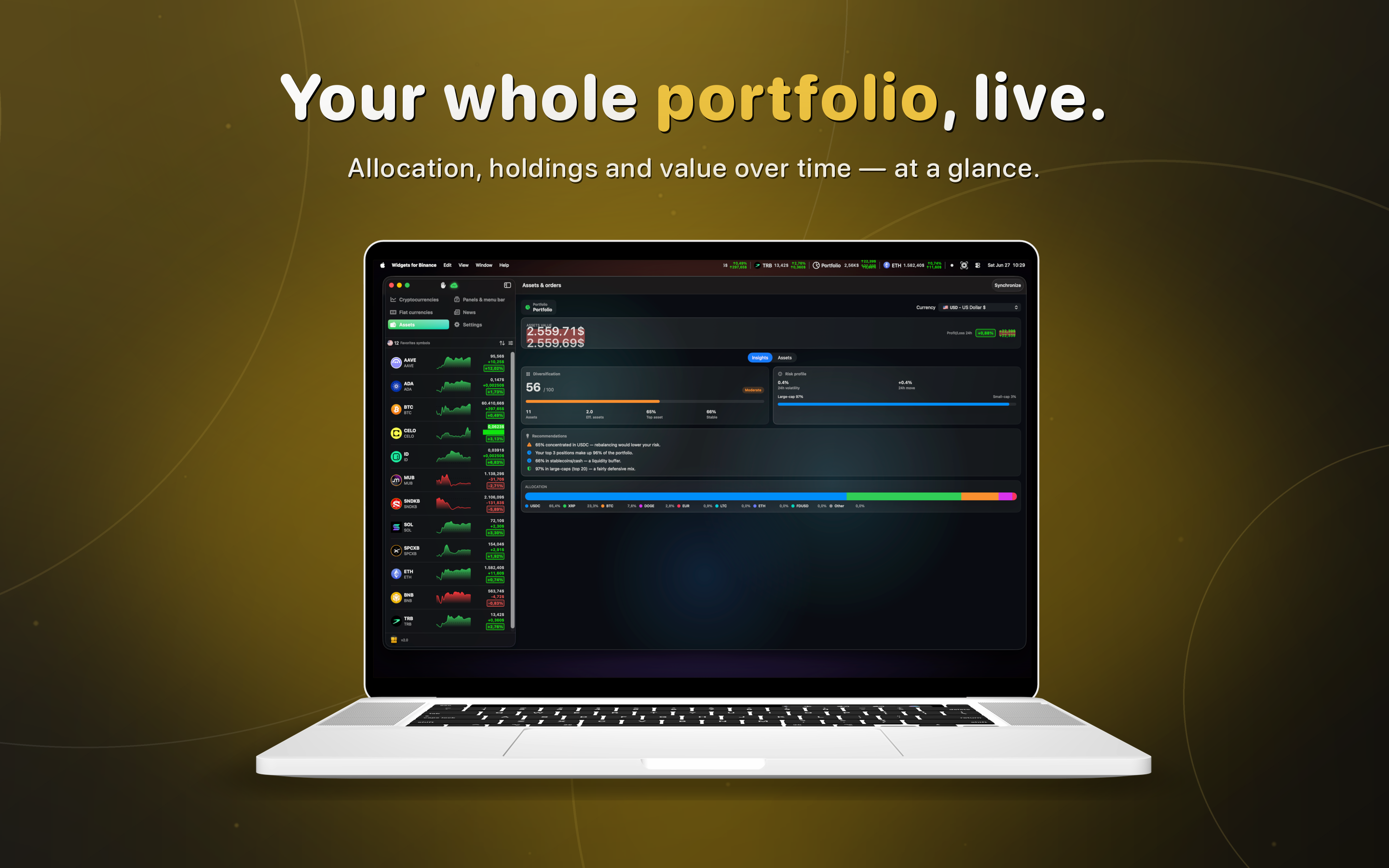 Crypto Widgets for Binance screenshot 10